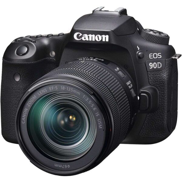 Canon EOS 90D with EF-S 18-135mm f 3.5-5.6 IS USM Black