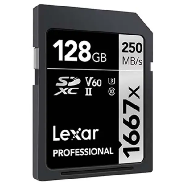 Lexar Professional 1667x SD Card 128GB