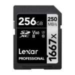 Lexar Professional 1667x SD Card 256GB, SDXC