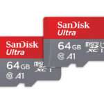 SanDisk 64GB Ultra microSDXC card + SD adapter up to 140 MB/s